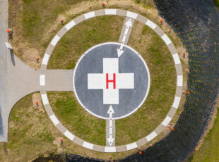 Lądowisko dla śmigłowców przy Szpitalu Polskim w Sztumie